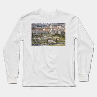 Jerónimos Monastery and the Empire Plaza. Long Sleeve T-Shirt